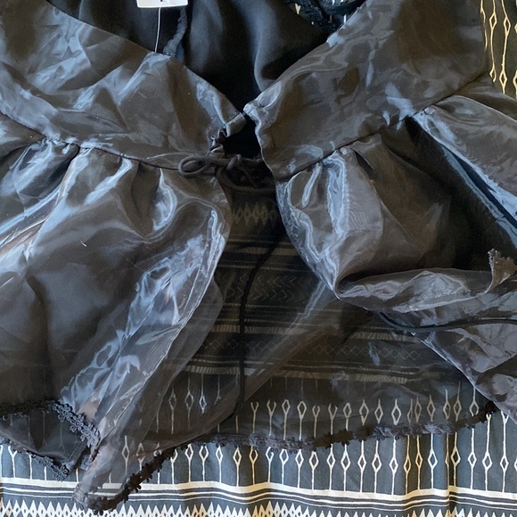 NWT Black Sheer Top - Picture 5 of 5